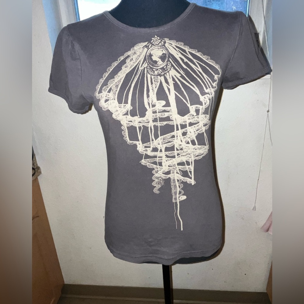 Multicolored Crew Neck Short Sleeve T-Shirt